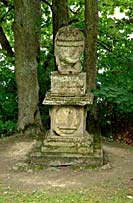 Monument in Mezotne park